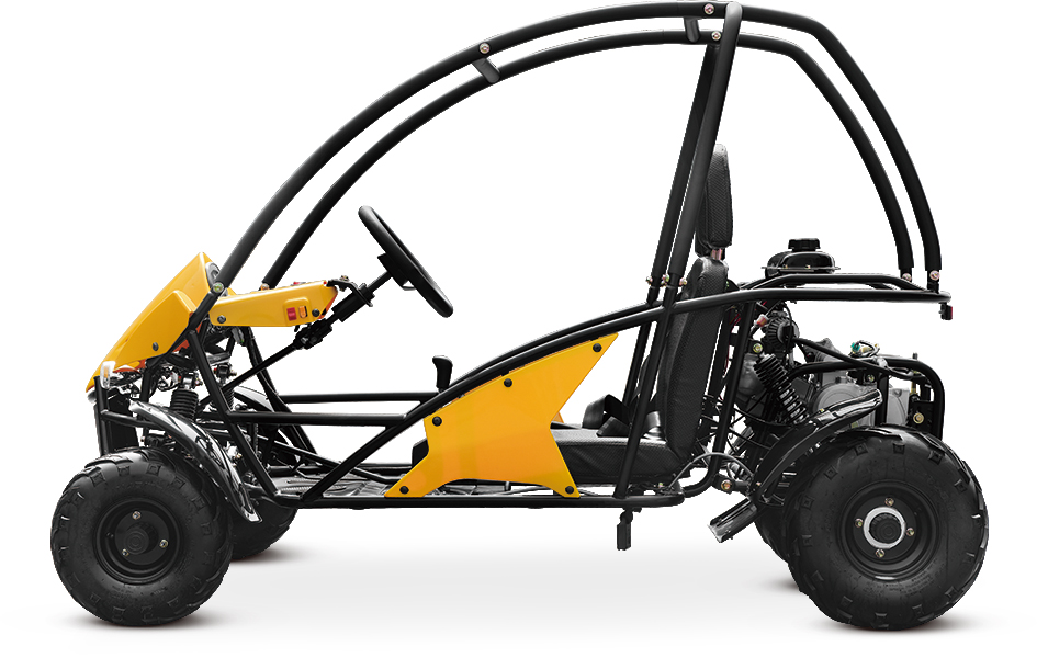 KD 125GKT-2 kids' go kart, side view